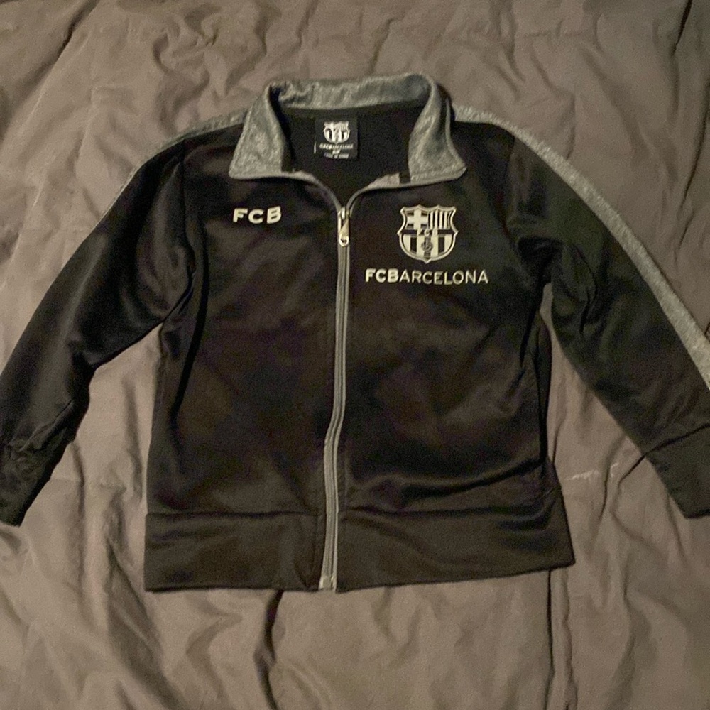 FCBarcelona zip up active wear jacket